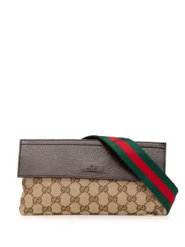 Gucci Pre-Owned: Коричневая сумка через плечо 