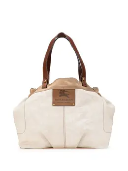 Burberry Pre-Owned: Коричневая сумка-шоппер 