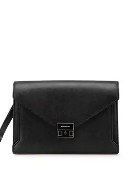Burberry Pre-Owned: Чёрный клатч 