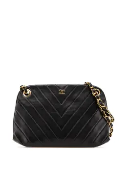 CHANEL Pre-Owned: Чёрная сумка 