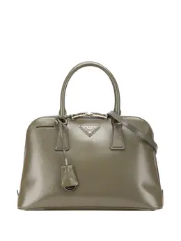 Prada Pre-Owned: Зелёная сумка 