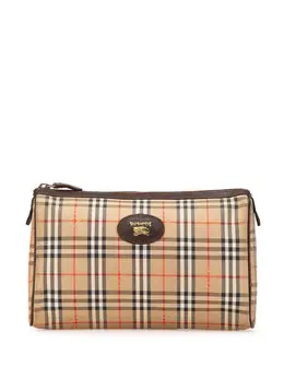 Burberry Pre-Owned: Коричневый клатч 