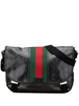 Gucci Pre-Owned: Чёрная сумка через плечо 