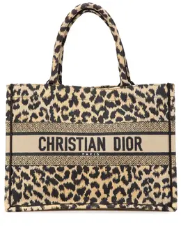 Christian Dior Pre-Owned: Сумка-шоппер с леопардовым принтом 