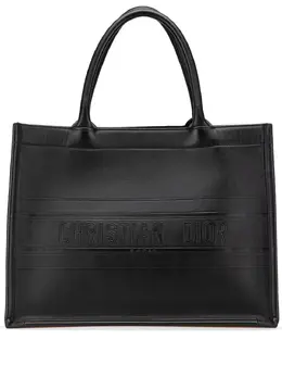 Christian Dior Pre-Owned: Чёрная сумка-шоппер 