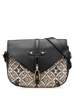 Louis Vuitton Pre-Owned: Чёрная сумка через плечо 