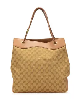 Gucci Pre-Owned: Оранжевая сумка-шоппер 