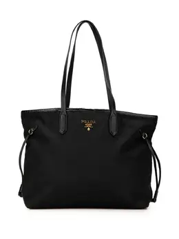 Prada Pre-Owned: Чёрная сумка-шоппер 