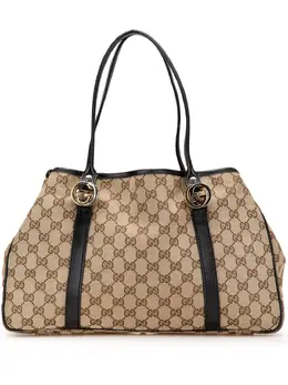 Gucci Pre-Owned: Коричневая сумка-шоппер 