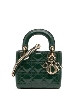 Christian Dior Pre-Owned: Зелёная сумка 