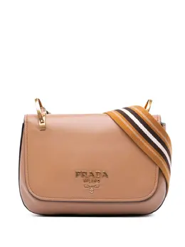 Prada Pre-Owned: Коричневая сумка 