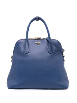 Prada Pre-Owned: Голубая сумка 