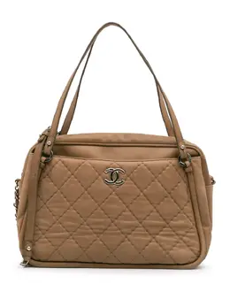 CHANEL Pre-Owned: Коричневая сумка 
