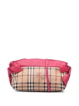 Burberry Pre-Owned: Коричневая сумка через плечо 