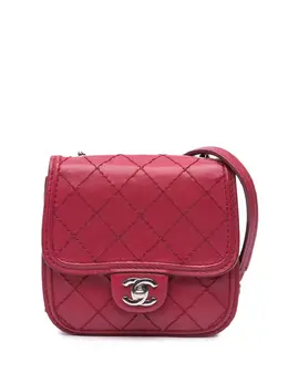 CHANEL Pre-Owned: Розовая сумка через плечо 