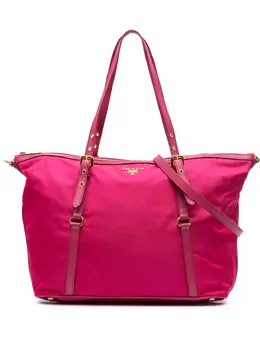 Prada Pre-Owned: Розовая сумка 