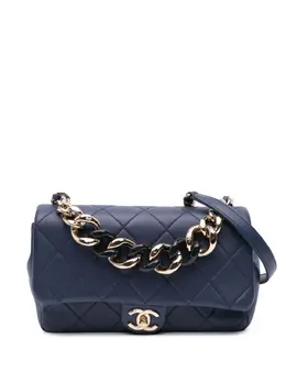 CHANEL Pre-Owned: Двухцветная сумка 