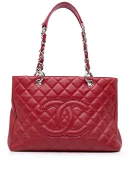 CHANEL Pre-Owned: Красная сумка-шоппер 