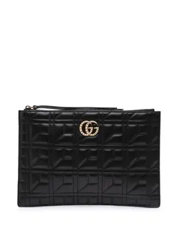 Gucci Pre-Owned: Чёрный клатч 