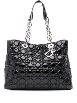 Christian Dior Pre-Owned: Чёрная сумка-шоппер 