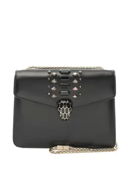 Bvlgari Pre-Owned: Чёрная сумка через плечо 
