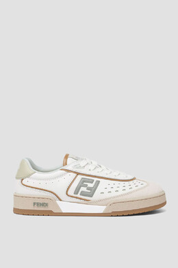 Fendi: Белые кроссовки 