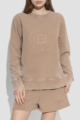 Fendi: Хлопковый свитшот 