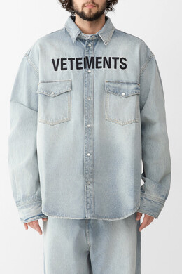 Vetements: Джинсовая рубашка 