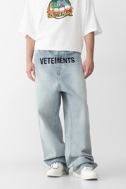 Vetements: Светлые джинсы 