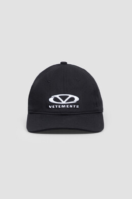 Vetements: Чёрная кепка 