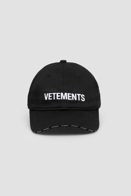 Vetements: Кепка с надписями 