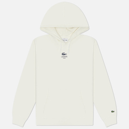 Lacoste: Белая толстовка 