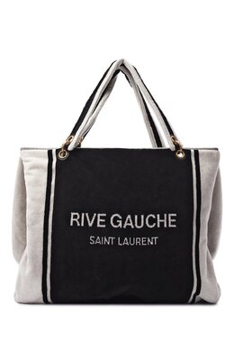 Saint Laurent: Чёрная сумка  Rive Gauche
