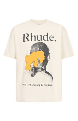 Rhude: Хлопковая футболка 