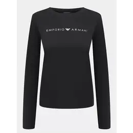 EMPORIO ARMANI: Чёрный свитшот 