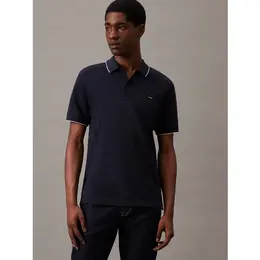 CALVIN KLEIN: Синее поло 