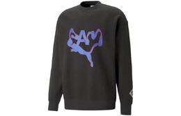 PUMA: Чёрная толстовка 