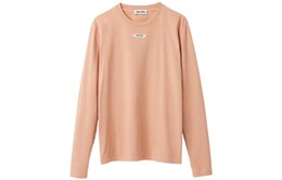 Miu Miu: Светлая футболка 