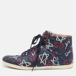 Gucci: Голубые кроссовки 