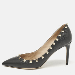 Valentino: Чёрные туфли  Rockstud