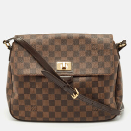 Louis Vuitton: Коричневая сумка 