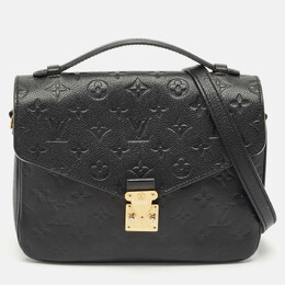 Louis Vuitton: Чёрная сумка  Pochette