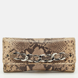 Michael Kors: Бежевый клатч 