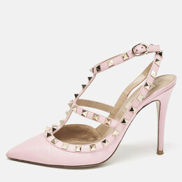 Valentino: Розовые туфли  Rockstud