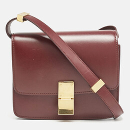 Celine: Бордовая сумка 