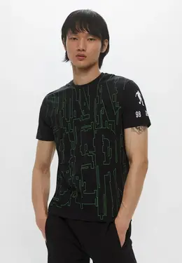 Bikkembergs: Чёрная футболка 