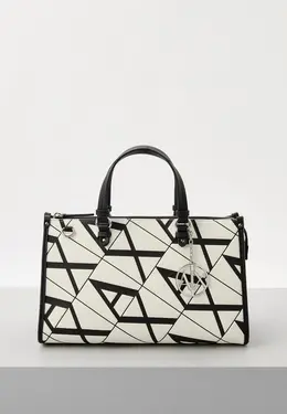 Armani Exchange: Белая сумка 