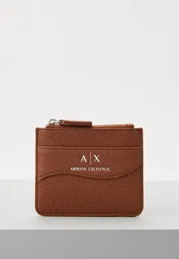Armani Exchange: Коричневый картхолдер 