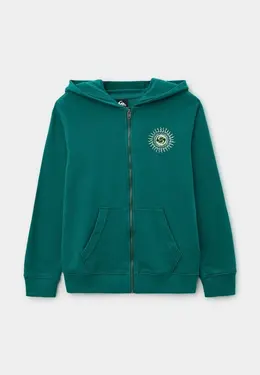 Quiksilver: Зелёная толстовка 