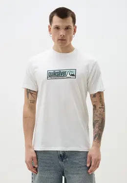Quiksilver: Белая футболка 